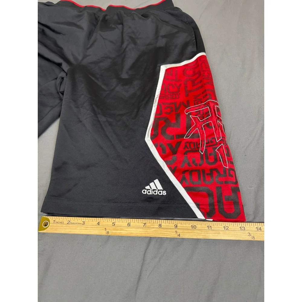 Adidas T-MAC Tracy McGrady Y2K Basketball Shorts Black Red Graphic Mens L 2006